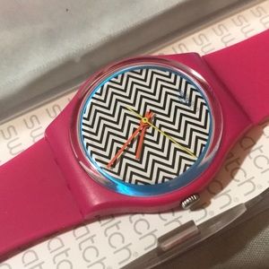 RARE “PINK FUZZ” SWATCH WATCH - GP142